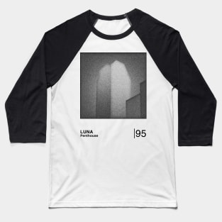 Luna / Minimalist Graphic Artwork Design Baseball T-Shirt